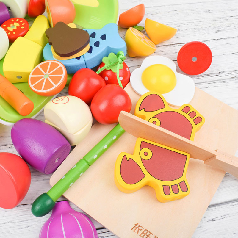 1PCS Wooden Toy Magnetic Cutti - Kids Toys Kitchen Set review and price