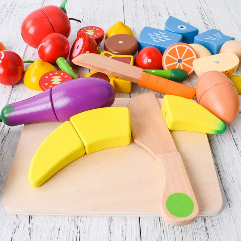 1PCS Wooden Toy Magnetic Cutti - Kids Toys Kitchen Set review and price