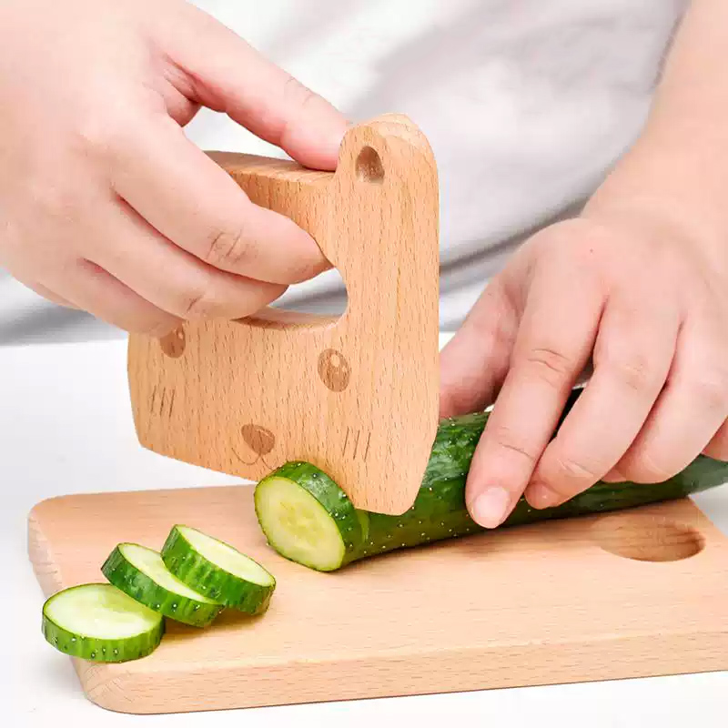 Wooden Kids Knife for Cooking  - Kids Toys Kitchen Set review and price