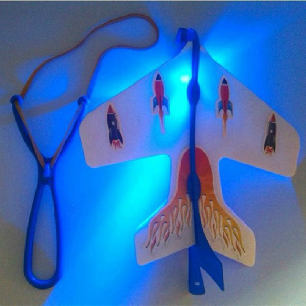 4Pcs LED Light Airplane Glider - Catapult Launcher Toy review and price
